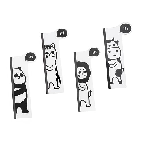 Abaodam 4個パソコンモニターサイドメモボード 透明アクリル製 便利な付箋メモパネル 学生 教職員向け メッの共有やリマインダーに