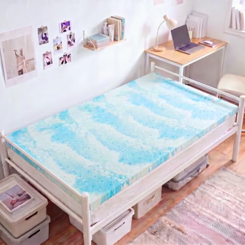 Sweetcrispy Memory Foam Mattress Topper, Twin Size, 2 Inch...