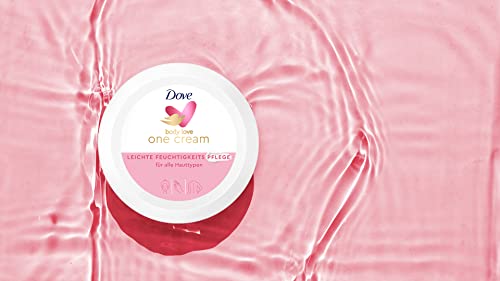 Dove Body Love One Cream Leichte Feuchtigkeitspflege Body Cream für Gesicht, Hände und Körper für alle Hauttypen 250 ml 1 Stück – Ansicht 7