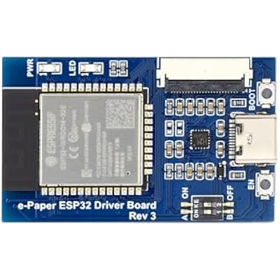 Waveshare Universal e-Paper Driver Board with WiFi/Bluetoth SoC ESP32 onboard Support Various Waveshare SPI e-Paper Raw Panels
