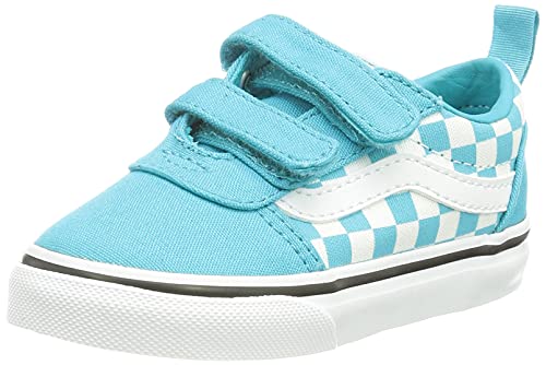 Vans Ward V Canvas Sneaker, Schachbrett Scuba blau weiß, 26 EU
