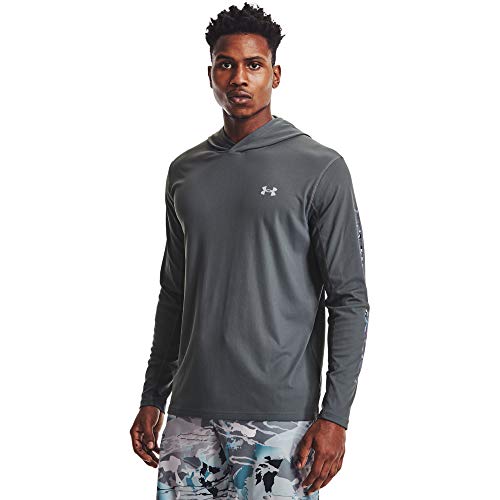 Under Armour Iso-chill Shore Break Hoodie Fill, Pitch Gray (012)/Mod Gray, Small