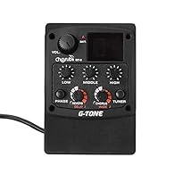 ✅ alerts when battery power is low. Piezo ceramic -up ✅ easy installation with visible portion of 52mm * 54mm * 4mm. Low battery indicator ✅ Highly accurate chromatic tuner ✅ ensures clear and crisp sound output. Includes 3-Band EQ Equalizer ✅ built-...