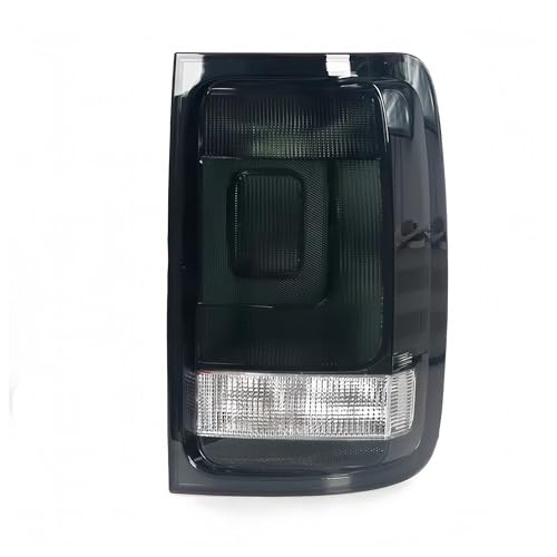 DHYLOHEK Auto Parts Tail Light Assembly Rear Signal Light Brake Lamp Reversing Light,Compatible for VW Amarok UTE Pickup 2010-2018(Black Shell-Right)