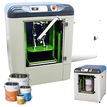 TECHTONGDA Automatic Platform Paint Shaker Mixer Manual Clamping Paint Shaker 5.28 GAL Max 110V 750W