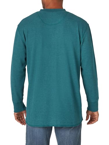 Wrangler Authentics Men's Long Sleeve Waffle Henley2