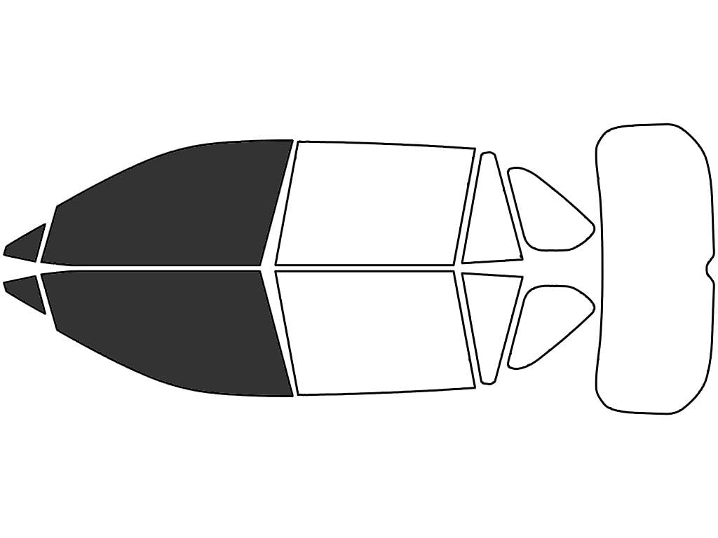 Rvinyl Window Tint Kit Compatible with Toyota Rav4 2019-2023 - Front Precut Kit - 20%