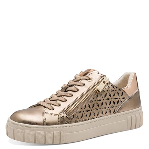 MARCO TOZZI Sneaker 2-23701-42, Scarpe da Ginnastica Donna, Dark Gold