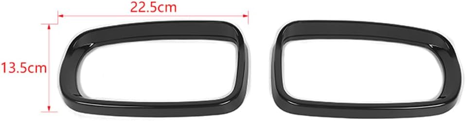 2PCS Rear View Mirror Protector Frame Rain Visor Eyebrow Guard Rearview Side Mirror Cover Trim Compatible with Dodge Charger 2011-2025 Car Exterior Accessories (Black)