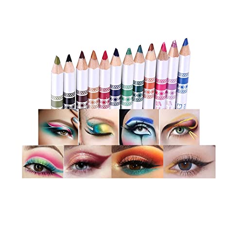 Set de 12 lápices de ojos mate y waterproof miniatura 1