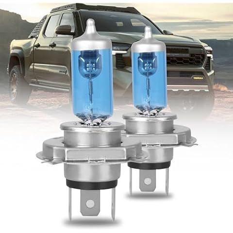 FZPJJNB Fits for TOYOTA TACOMA (1997-2015) 9003/H4 High/Low Beam Halogen Headlight Bulbs, 300% Brightness Replacement Light Bulbs, Plug-n-Play Lighting, IP68 Waterproof, 5500K White Light, 2 Pack Cover