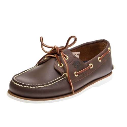 Timberland - Classic 2 Eye', Náuticos Hombre, Marrón (Dark Brown Smooth), 43 EU