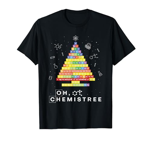 Oh Chemistree - Tabla periódica colorida - Química Camiseta
