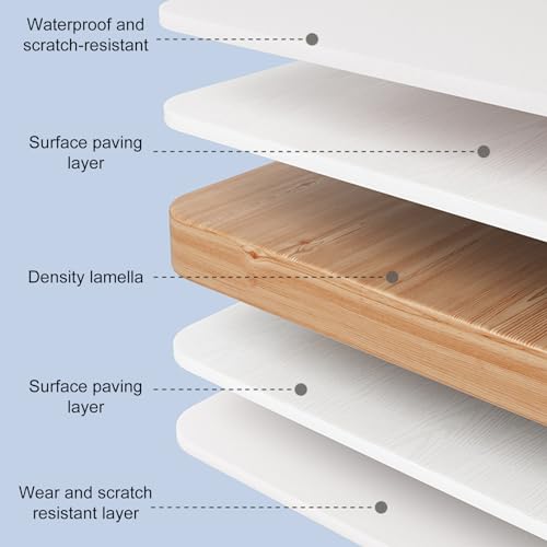 Height Adjustable Children's Desk and Chair Set with Storage Drawers for Home and Bedroom, Divided, School Study Room,Good for Homework,Gift for Boys and Girls (Blue)