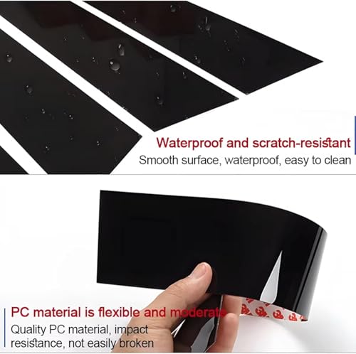 Adhesivos negros protectores de puertas y pilares para Hyundai i30 Elantra GT 4