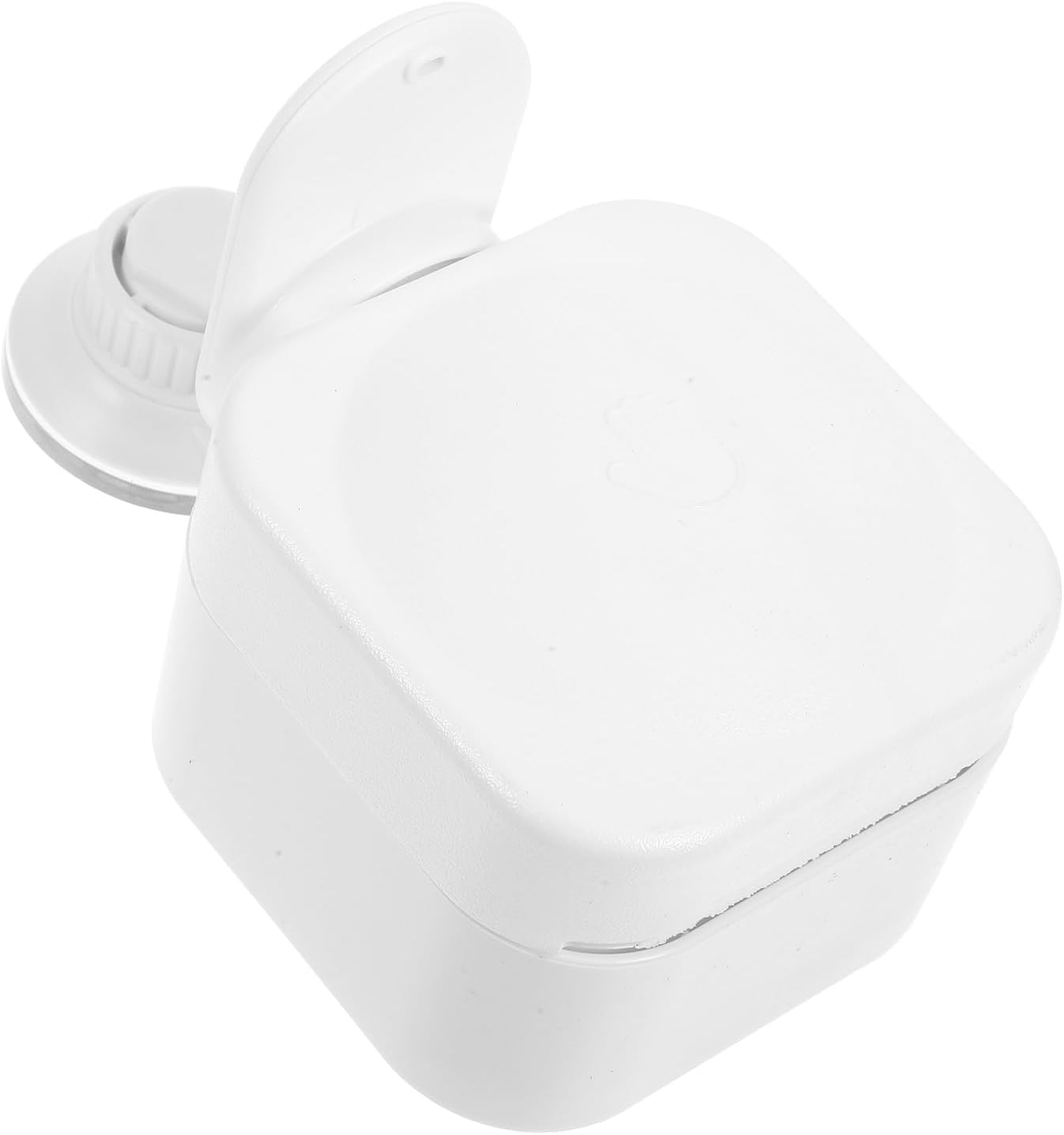 Alipis Wall-Mounted Suction Cup Soap Dispenser No Trace Liquid Bottle Container Refillable Bathroom Accessory for Shampoo Lotion Shower Gel 3.32X1X3.32 Inches