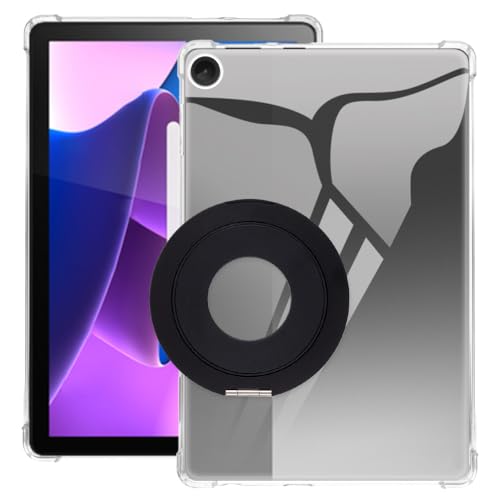Coque Lenovo Tab M10 Gen 3 10.1 avec support bureau noir et clair