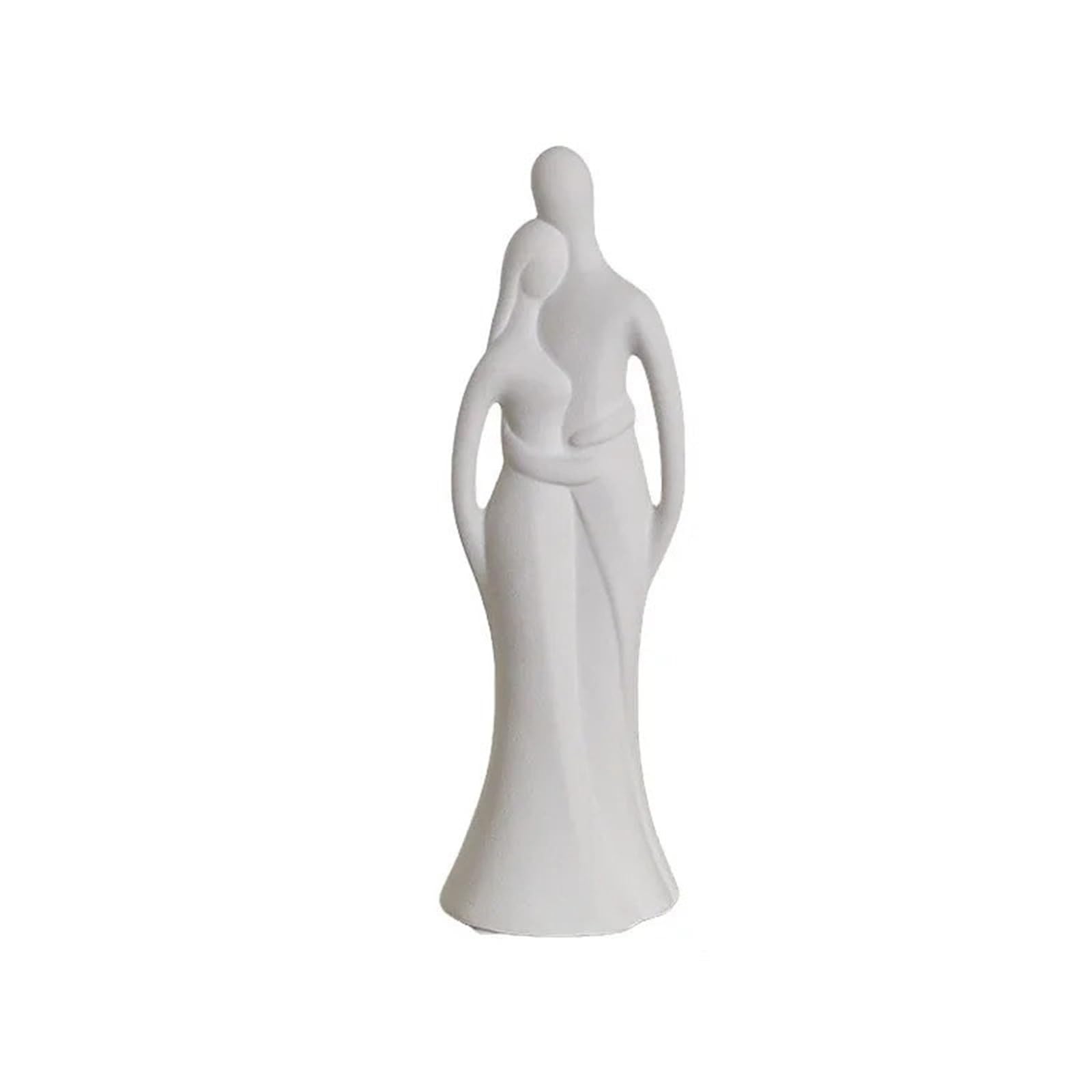 Coppia di sculture in Ceramica, Statue Moderne, sculture romantiche Moderne, Decorazioni per la casa, Statuette, Decorazioni per Matrimoni, Regali per Il Soggiorno, anniversari, proposte di
