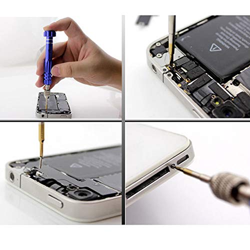 T5 T6 Torx Screwdriver Y000 Screwdriver,6 In 1 Precision Screwdriver Set For Iphone,Ipad,Laptop,Macbook,Samsung,Eyeglass Repair Tools #TOP7