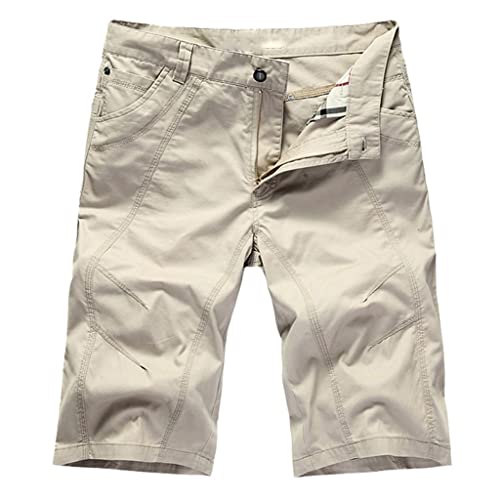 Short cargo homme multipoches en toile de coton respirante pour le plein air