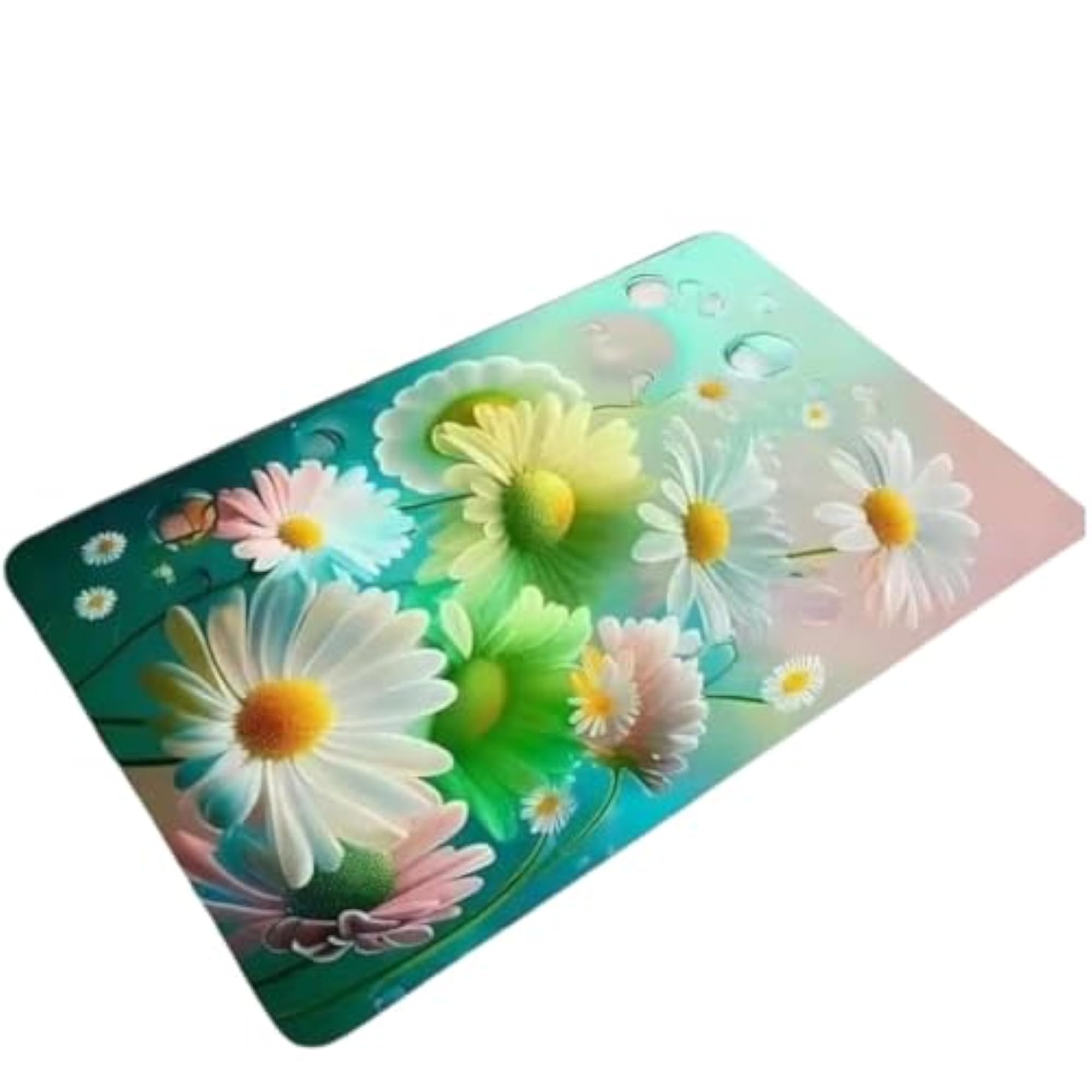 2-Pack Cute Diatomite Absorbent Quick-Drying Shower Mat