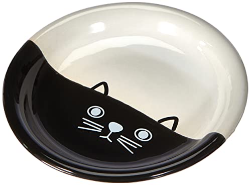 Nobby Katzen Keramik Milchschale FACE, Ø14 x 2 cm, 1 Stück