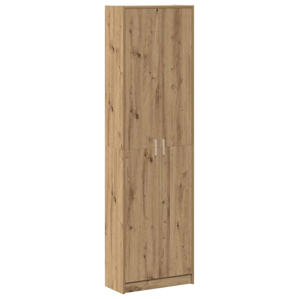 Refined Armario Roble Artesanal 55 x 25 x 189 cm Madera de ingeniería