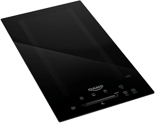 Cooktop de Indução Dako 2 Bocas Preto com Zona Flexível 220v