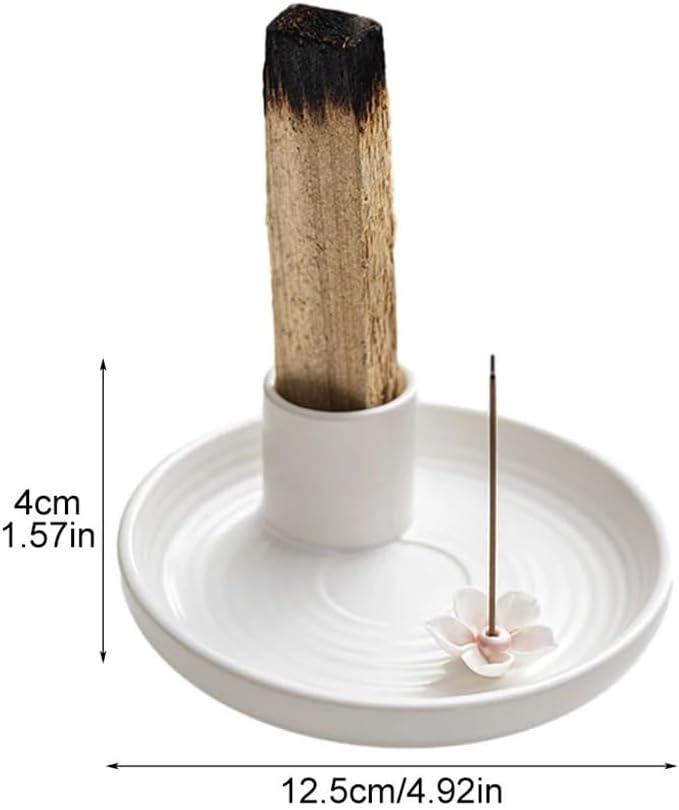 Incense Burner Ash Tray Yoga Room Bedroom Office Home Decoration