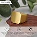 ENHONG Fashion Mens Rings,Stainless Steel Square Signet Rings for Men,18K Gold Plated Pinky Thumb Ring for Dad Jewelry Gift for Him,Men's Ring for Biker Size 6