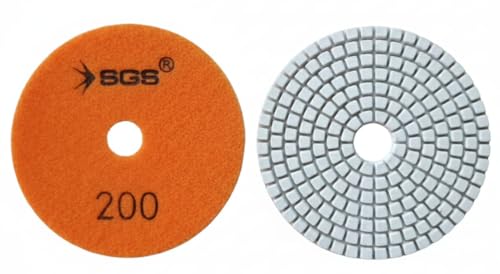 Elmas Polisaj Pedi 100 mm 200 Kum, Islak Kullanım