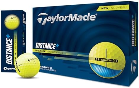 TaylorMade Distance+ Golf Balls 2025 - Longest Distance Golf Balls for Maximum Drive
