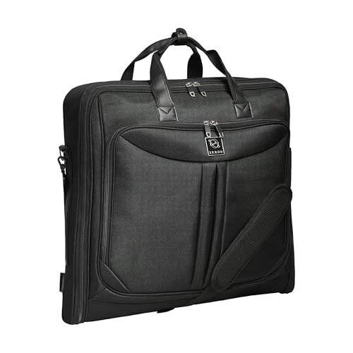 ZEGUR Premium Suit Garment Bag Carry On - Hangs 4