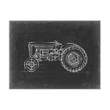 Trademark Fine Art Tractor Blueprint I by Ethan Harper, 24x32