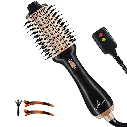 Blow Dryer Brush, Antoyoker 4 in 1 One Step Hot Air Hair Brush and Volumizer with Negative Ions for Straight and Short Long Hair, Professional Ceramic Coating for Easy Salon Styling at Home
