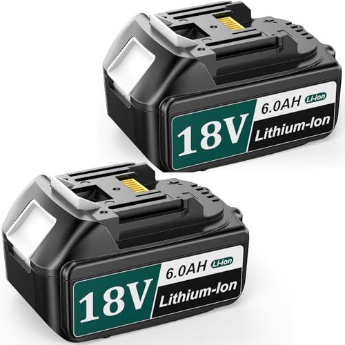 ployroum 6.0Ah Battery Replacement for Makita 18V Battery Compatible with