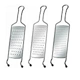 Rösle Stainless Steel Graters Set: Coarse Grater 17.7-Inch, Medium Grater 17.7-Inch, Fine Grater 15.
