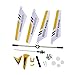 YZLSM Volle Ersatzteile Set für Syma S107 / S107G RC Hubschrauber, Hauptblätter, Schwanz Dekorationen, Endstückblatt, Balance Bar, Inner Shaft Connect Buckle Gelb