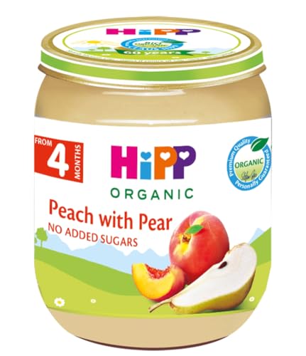 Organik Armutlu Şeftali Püresi 125 g
