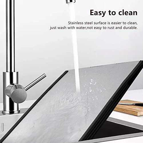 Kobsainf 3 Sided Splatter Guard,Foldable Stainless Steel Oil Splatter Screens For Frying,Oil Splash Insulation Board,Nonstick Oil Splatter Guard Stove Heat Insulation Board For Cooking #TOP2