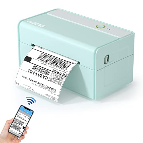 Jadens Bluetooth Thermal Label Printer -Wireless Shipping Label Printer For Small Business & Package, Usps, Etsy, Amazon, Compatible With Iphone, Windows, Android, 4X6, Label Maker, Green #TOP30