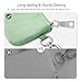 Mini Zip Around Dual Pouch Wristlet With 2 Straps Wristlet Keychain Wallet for Women Coin Purse Small Cute for Teen Girl