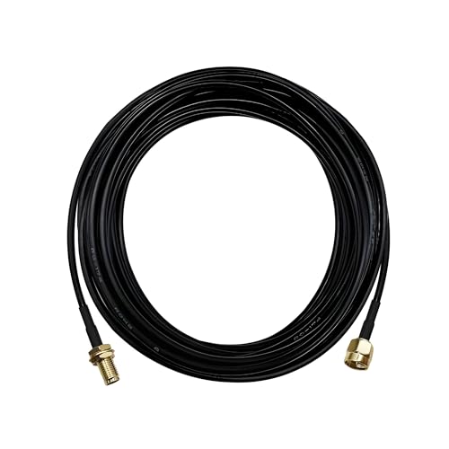 Rydocyee SMA Extension Cable 18ft SMA Male to Female Low Loss RG174 Coaxial Cable Extender for SDR Wireless Security Camera Network System GPS LTE 4G 5G WiFi Radio Antennas