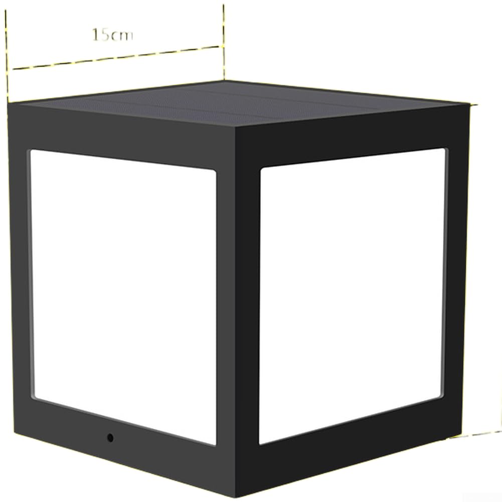 Lampe solaire de jardin en plastique ABS blanc chaud IP44(D)