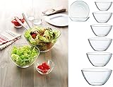 Verfügbare Größen: 6 x Schale ca. Ø 12cm x 5,9cm H. Inhalt ca. 27cl / 6 x Schale ca. Ø 14cm x 6,6cm H. Inhalt ca. 45cl