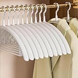 SLMT Sweater Hangers No Shoulder Bump Metal Coat Hangers Non Slip Clothes Hangers for Closet (20 Pack)