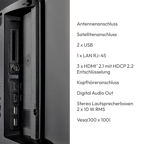 MEDION X14314 (MD 30720) 108 cm (43 Zoll) Fernseher (Smart TV, 4K Ultra HD, Dolby Vision HDR, Dolby Atmos, Netflix, Prime Video, MEMC, Micro Dimming, Bluetooth, PVR) – Bild 6