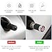 Sylvil 4 PCS Car Tire Valve Stem Caps, Leakproof Auto Rim Wheel Valve Stem Cap with O Rubber Seal, Dustproof Stem Covers for Car SUV Bike Truck Motorcycle, Car Accessories (Silver, UK Flag)