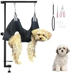 Dog Grooming Arm with Hammock & Loop – Professional Pet Grooming Kit for Small Dogs – Includes Nail Clippers & Nail File – Essential Dog Grooming Supplies for Home Use