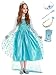 YONIER Ragazze Vestito Bambine Principessa Costume Regina del Ghiaccio per Bambini 8-9 Anni Abito delle Ragazze di Natale Fantasia